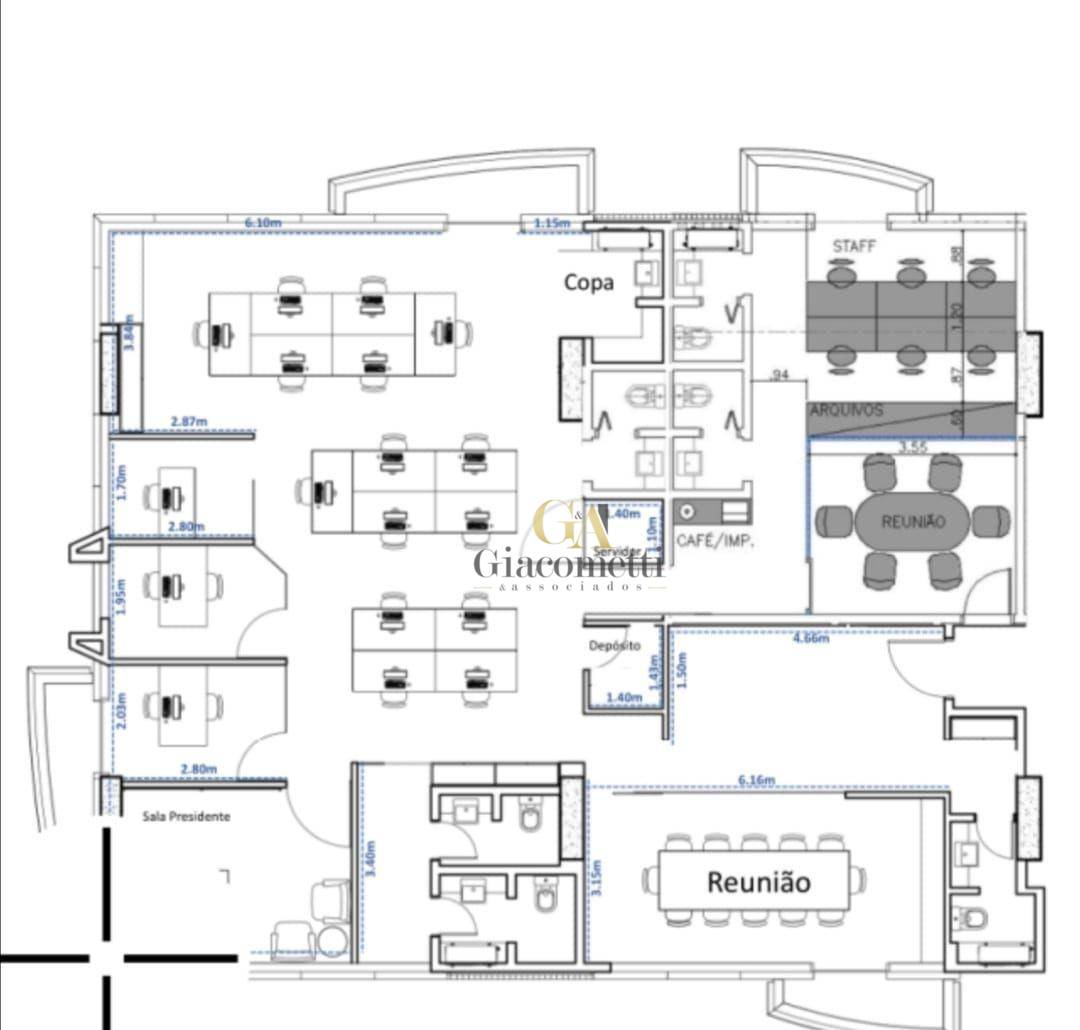 Conjunto Comercial-Sala para alugar, 220m² - Foto 10