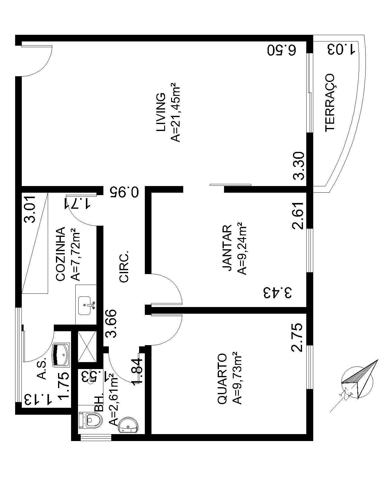 Apartamento à venda com 2 quartos, 63m² - Foto 6