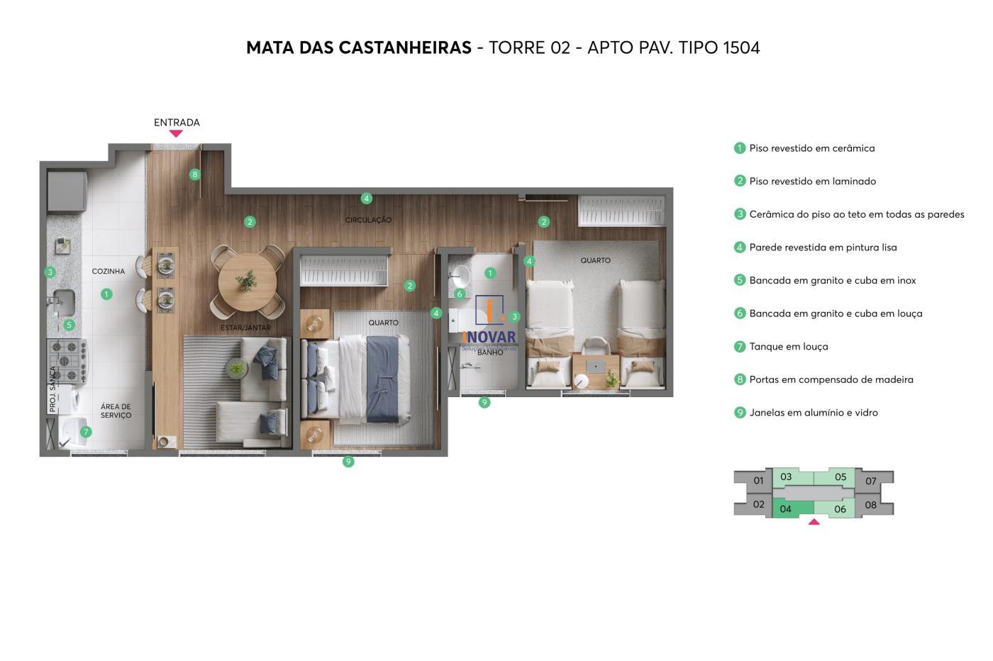 Apartamento à venda com 2 quartos, 47m² - Foto 23