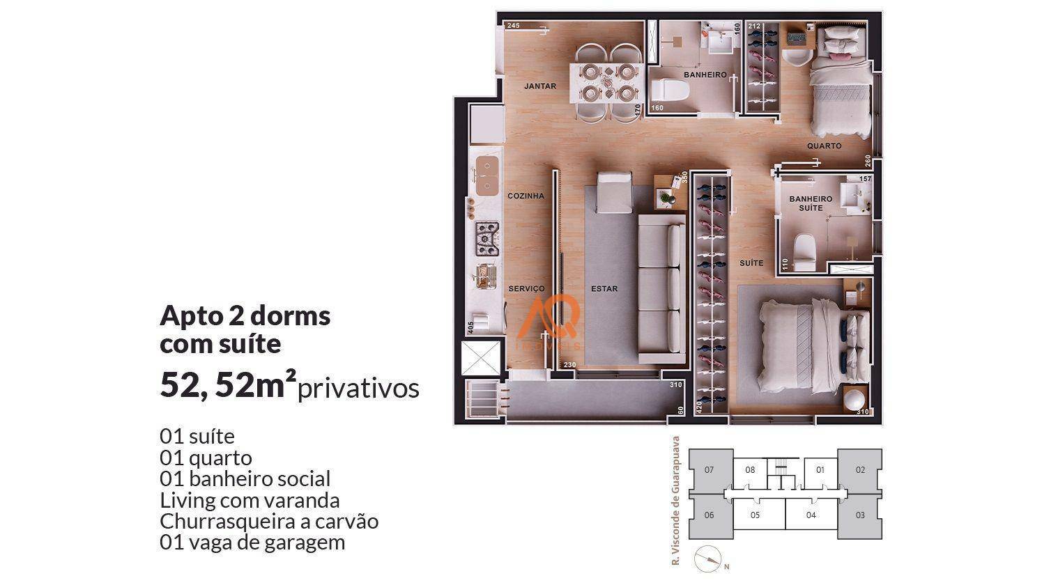 Apartamento à venda com 2 quartos, 46m² - Foto 19