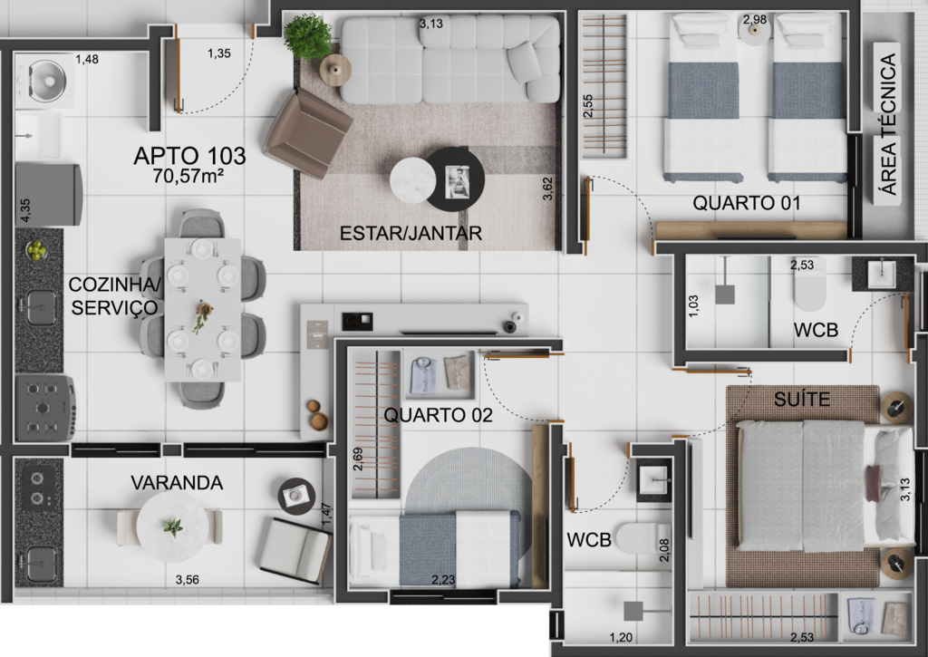 Apartamento à venda com 2 quartos, 53m² - Foto 18