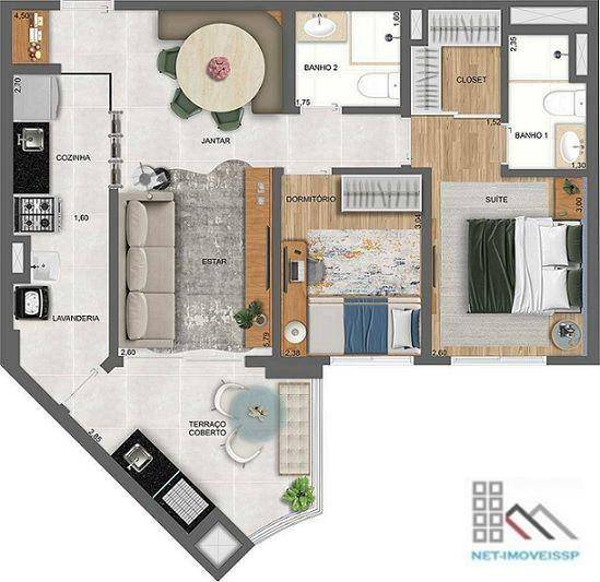 Apartamento à venda com 2 quartos, 70m² - Foto 26