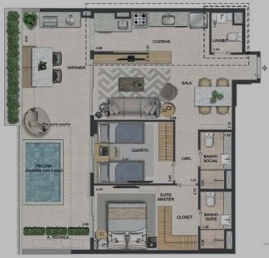 Apartamento à venda com 3 quartos, 106m² - Foto 28