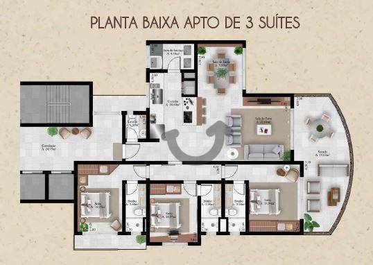 Apartamento à venda com 3 quartos, 161m² - Foto 5