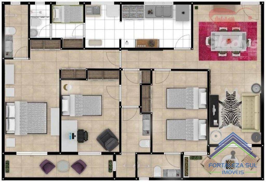 Apartamento à venda com 3 quartos, 114m² - Foto 4