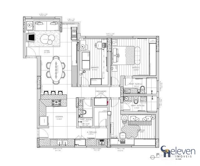 Apartamento à venda com 3 quartos, 143m² - Foto 12