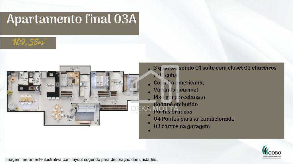 Apartamento à venda com 3 quartos, 100m² - Foto 23