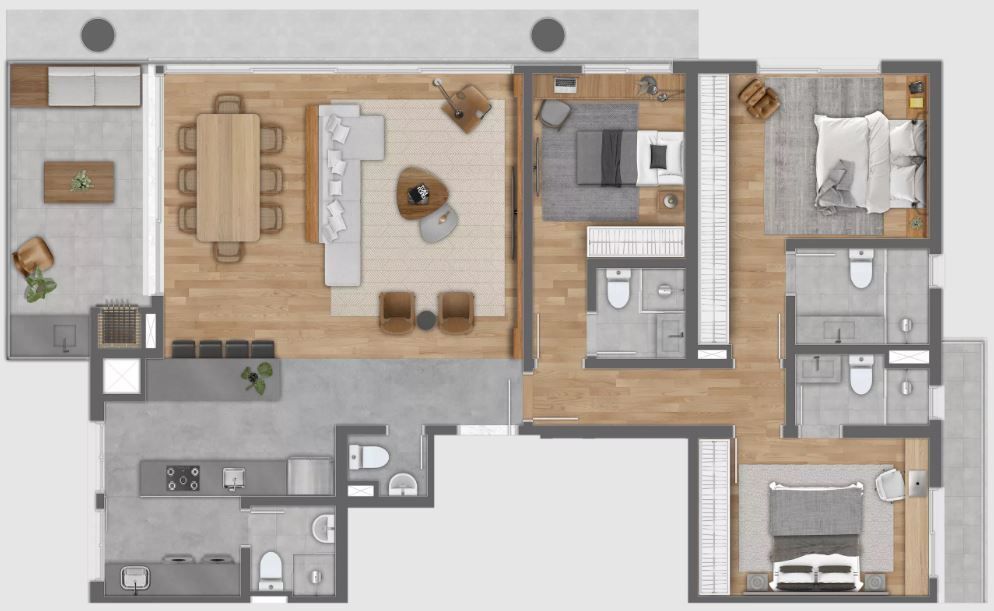 Cobertura à venda com 3 quartos, 209m² - Foto 6