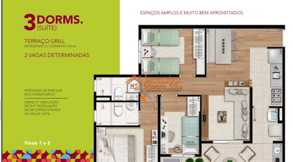 Apartamento à venda com 3 quartos, 68m² - Foto 21