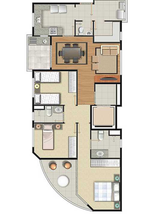 Apartamento à venda com 3 quartos, 96m² - Foto 7