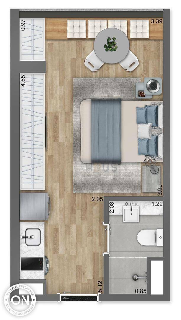 Kitnet e Studio à venda com 1 quarto, 23m² - Foto 54