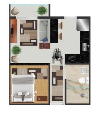 Apartamento à venda com 1 quarto, 35m² - Foto 21