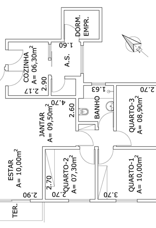 Apartamento à venda com 3 quartos, 93m² - Foto 9