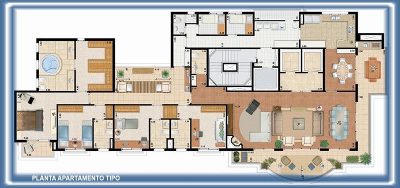 Apartamento à venda com 4 quartos, 327m² - Foto 2