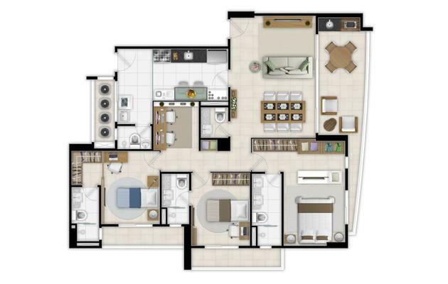 Apartamento à venda com 3 quartos, 132m² - Foto 20