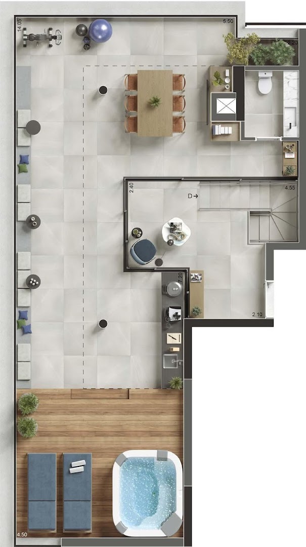 Apartamento à venda com 2 quartos, 88m² - Foto 3