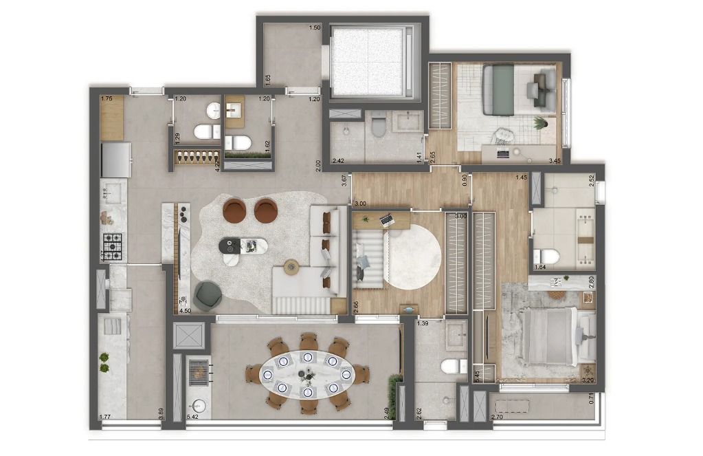 Apartamento à venda com 3 quartos, 119m² - Foto 26