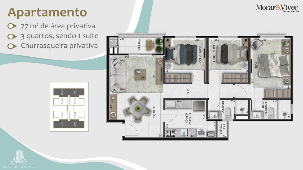 Apartamento à venda com 3 quartos, 73m² - Foto 15