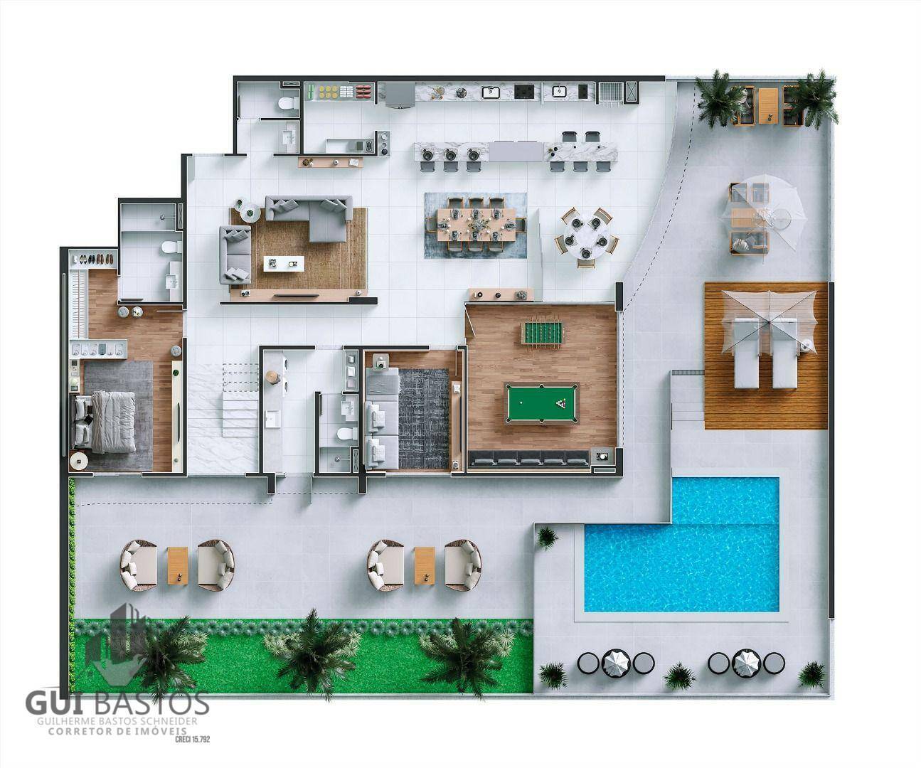 Apartamento à venda com 4 quartos, 180m² - Foto 18