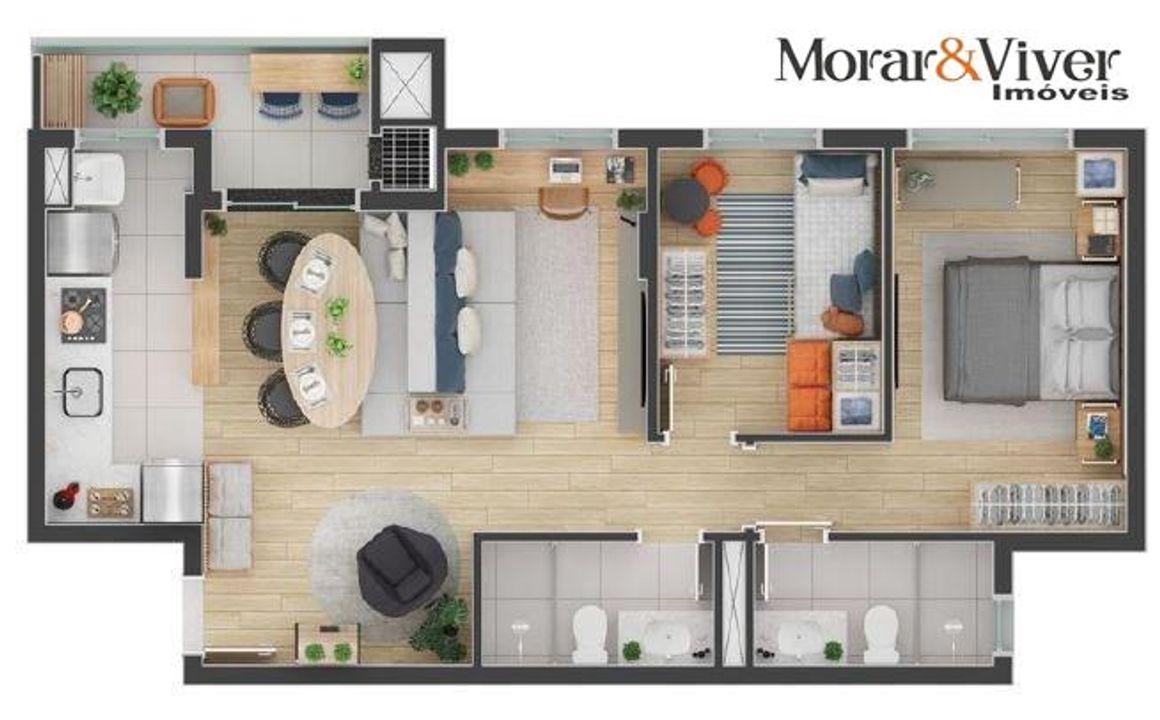 Apartamento à venda com 3 quartos, 65m² - Foto 30