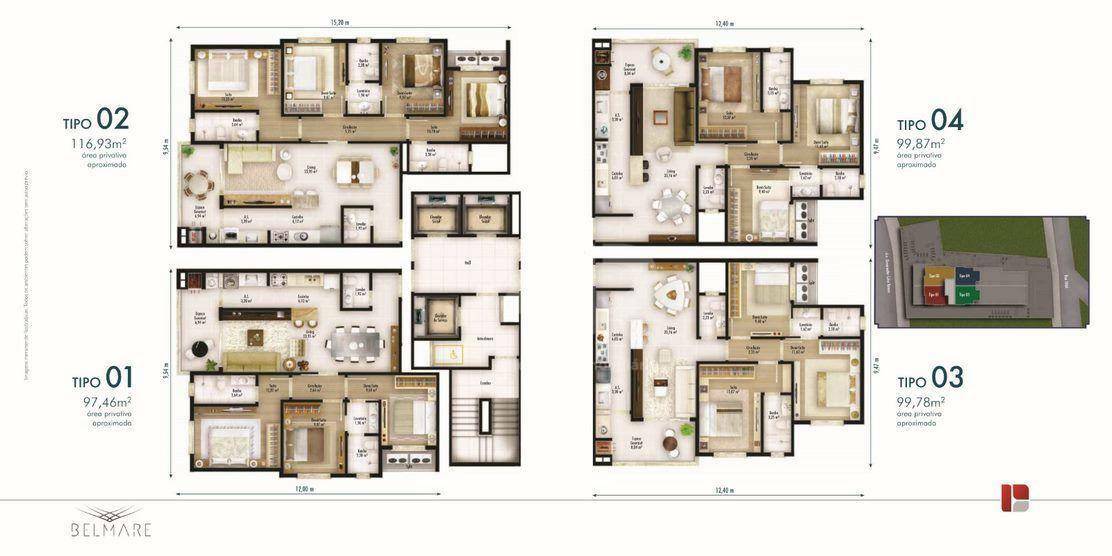 Apartamento à venda com 3 quartos, 102m² - Foto 6