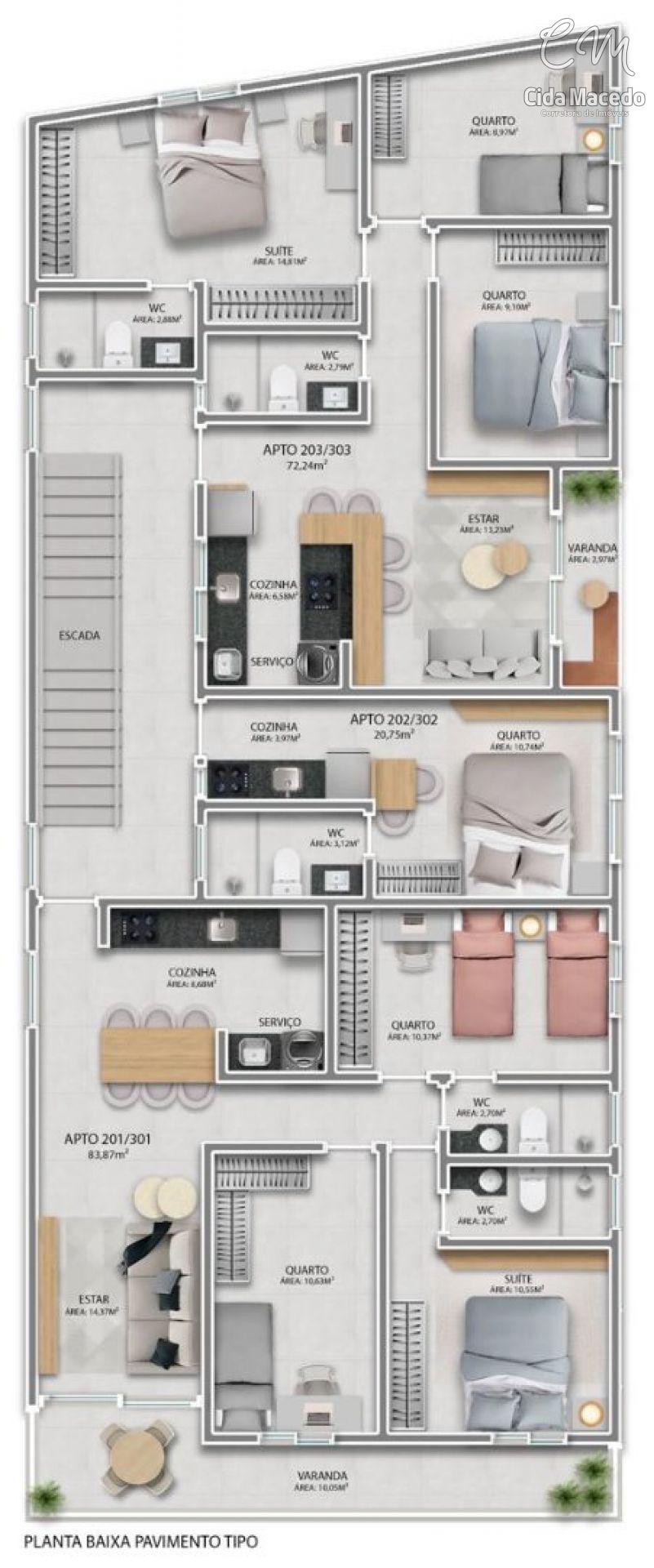 Apartamento à venda com 1 quarto, 24m² - Foto 10