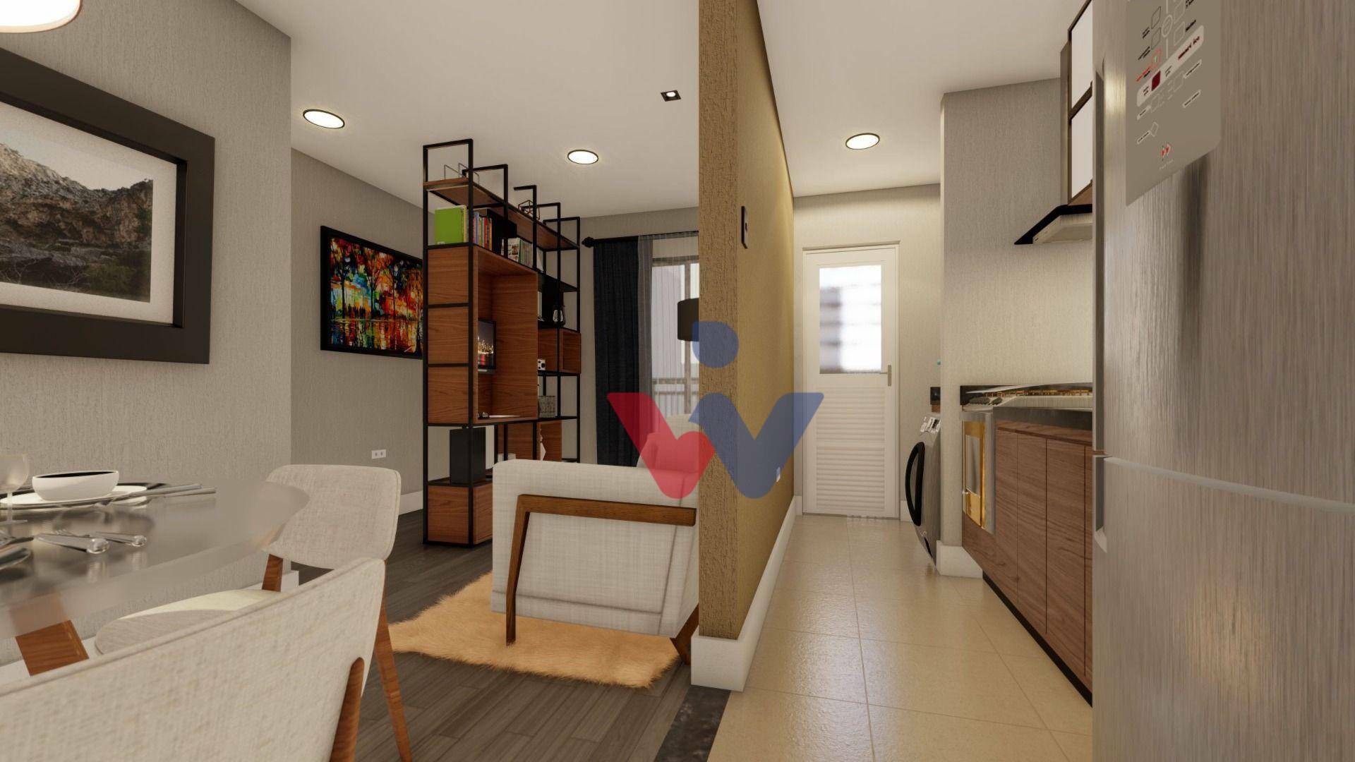 Apartamento à venda com 2 quartos, 52m² - Foto 1