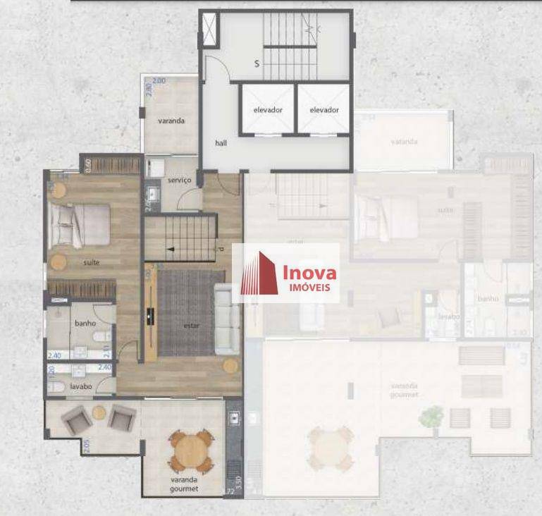 Apartamento à venda com 2 quartos, 90m² - Foto 40