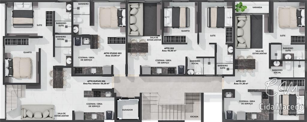 Cobertura à venda com 3 quartos, 123m² - Foto 6