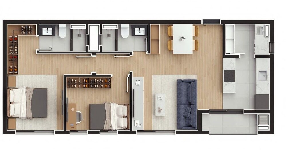 Apartamento à venda com 2 quartos, 72m² - Foto 24