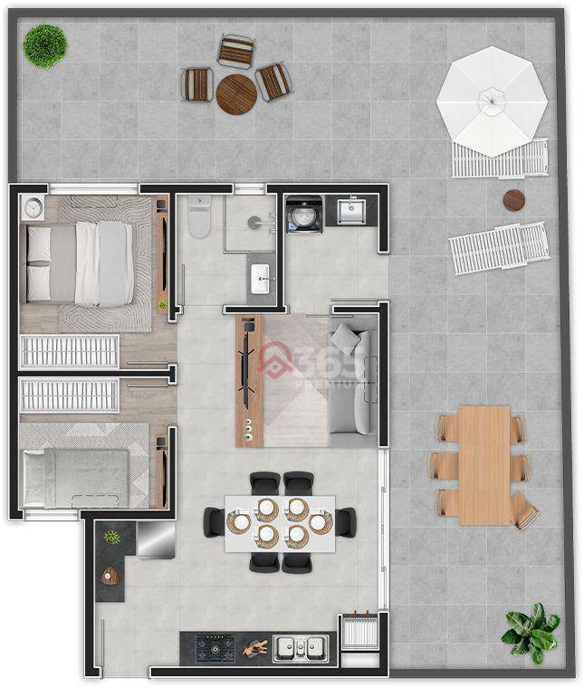 Apartamento à venda com 2 quartos, 64m² - Foto 9