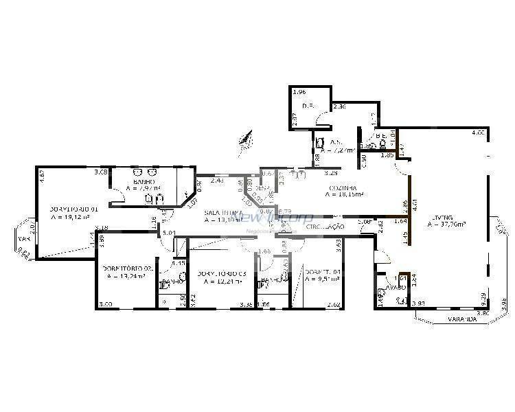 Apartamento à venda com 4 quartos, 200m² - Foto 68