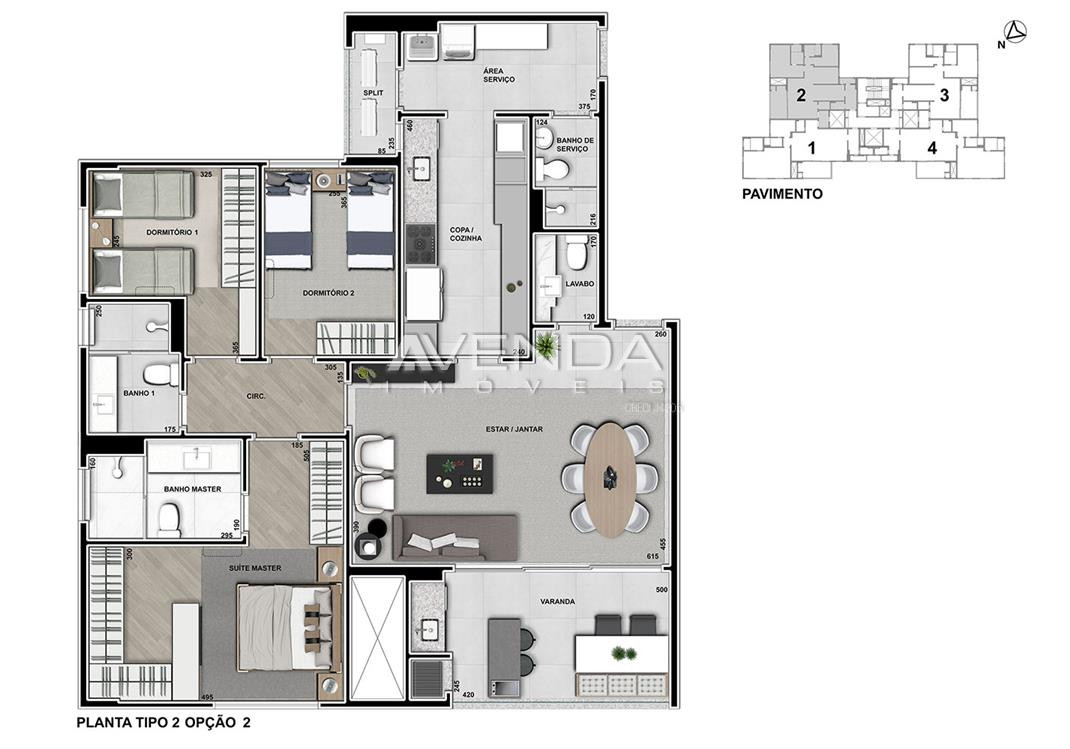 Apartamento à venda com 3 quartos, 131m² - Foto 16