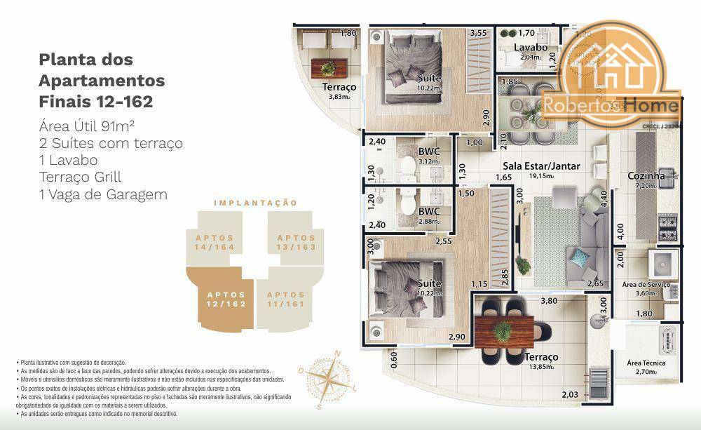 Apartamento à venda com 2 quartos, 91m² - Foto 14