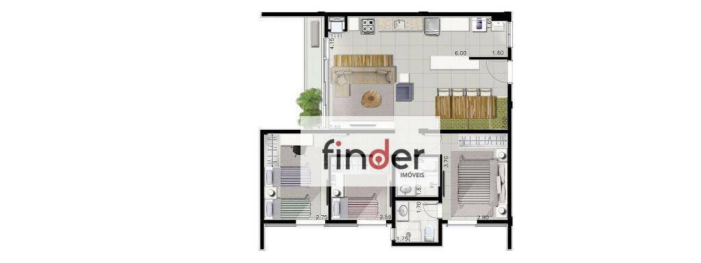 Apartamento à venda com 3 quartos, 83m² - Foto 23