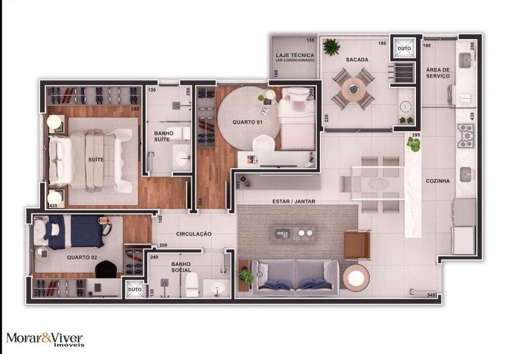 Apartamento à venda com 2 quartos, 69m² - Foto 31