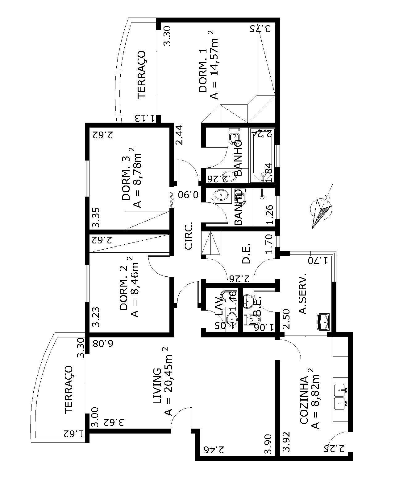 Apartamento à venda com 3 quartos, 105m² - Foto 9