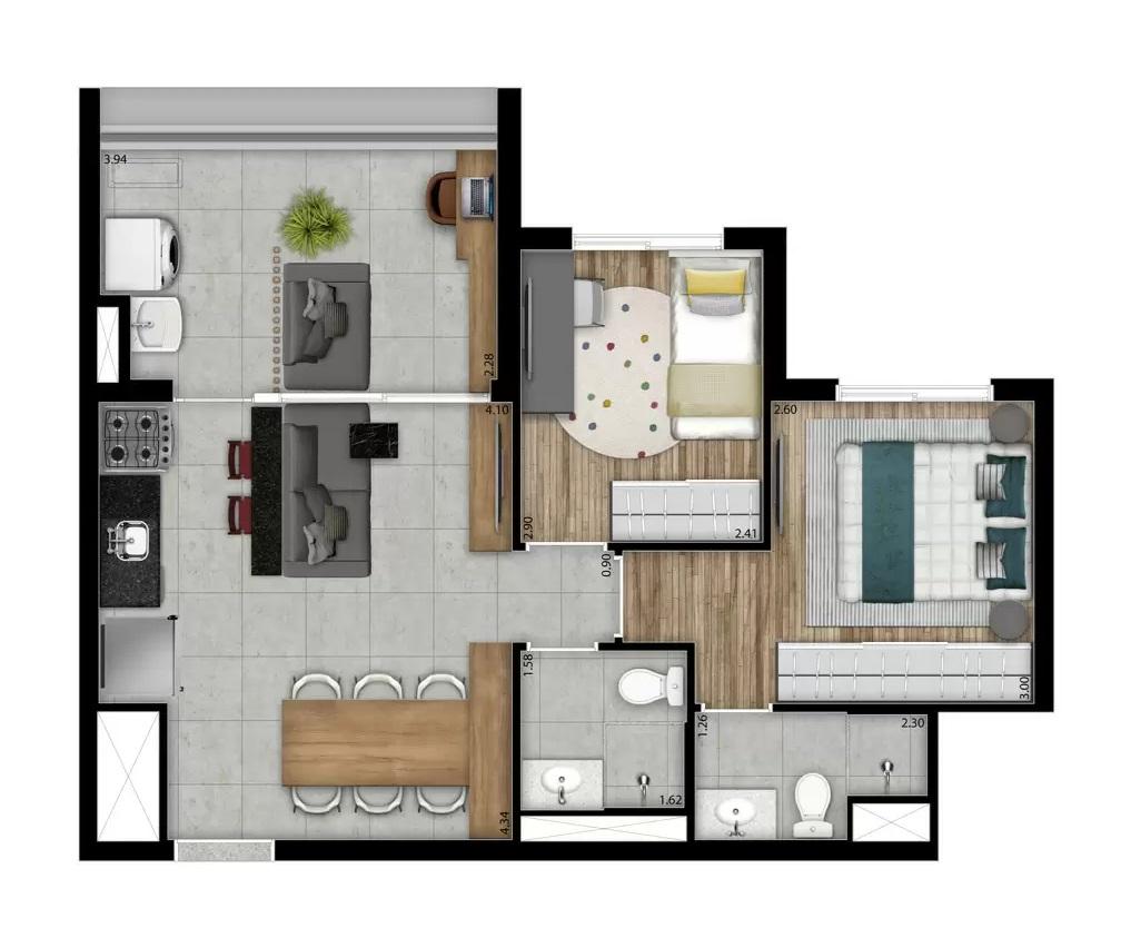 Apartamento à venda com 3 quartos, 2469m² - Foto 47