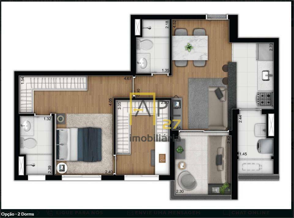 Apartamento à venda com 2 quartos, 64m² - Foto 27