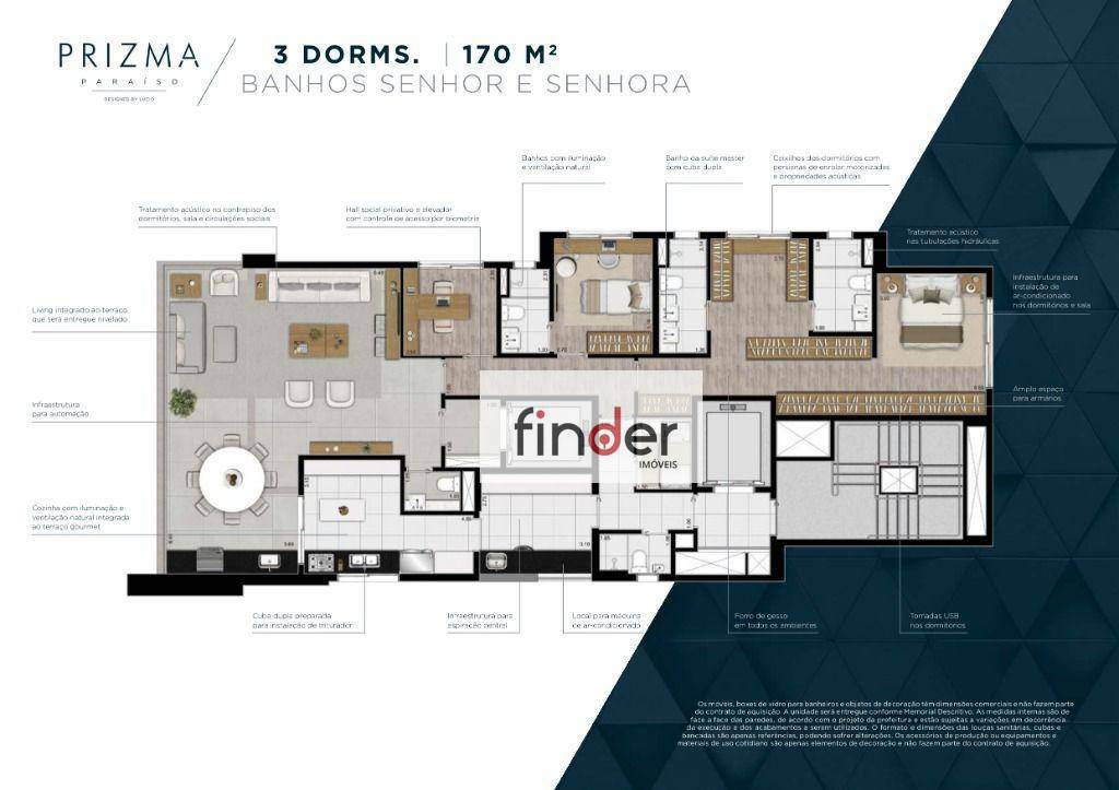 Apartamento à venda com 3 quartos, 170m² - Foto 22