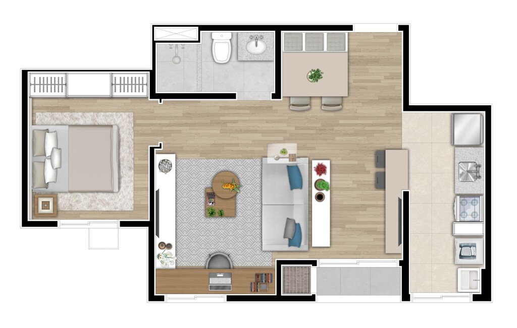 Apartamento à venda com 2 quartos, 4408m² - Foto 28