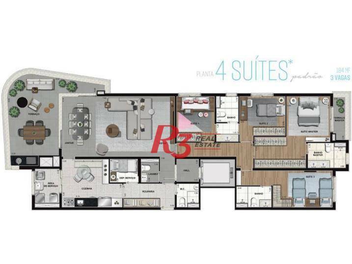 Apartamento à venda e aluguel com 3 quartos, 184m² - Foto 61