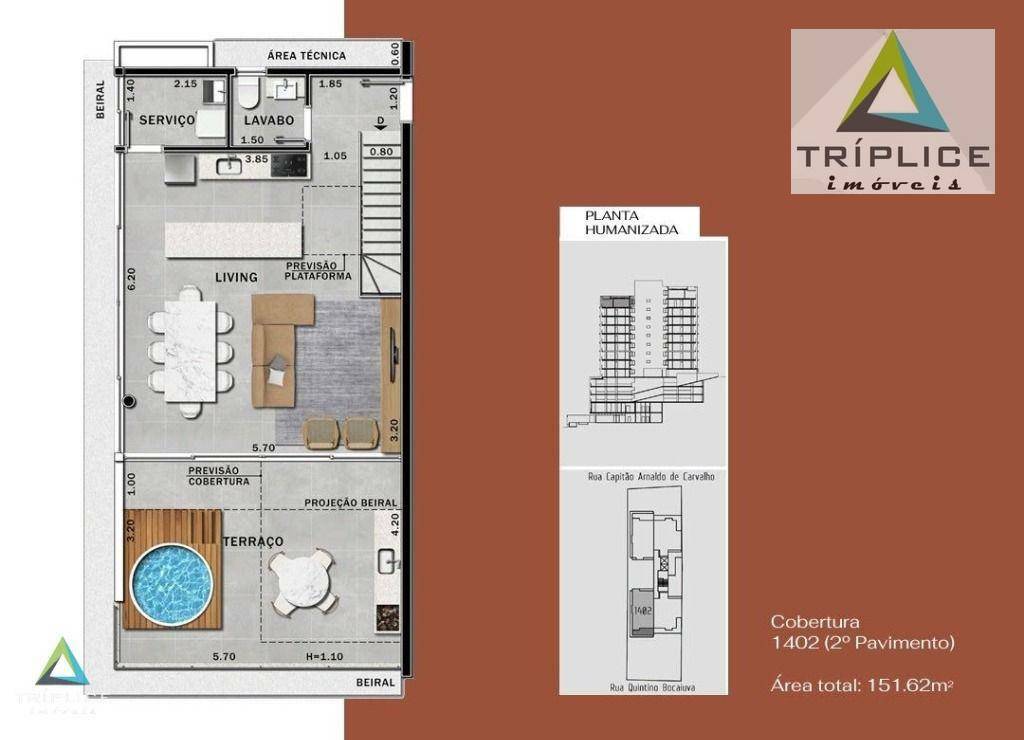 Cobertura à venda com 3 quartos, 151m² - Foto 5