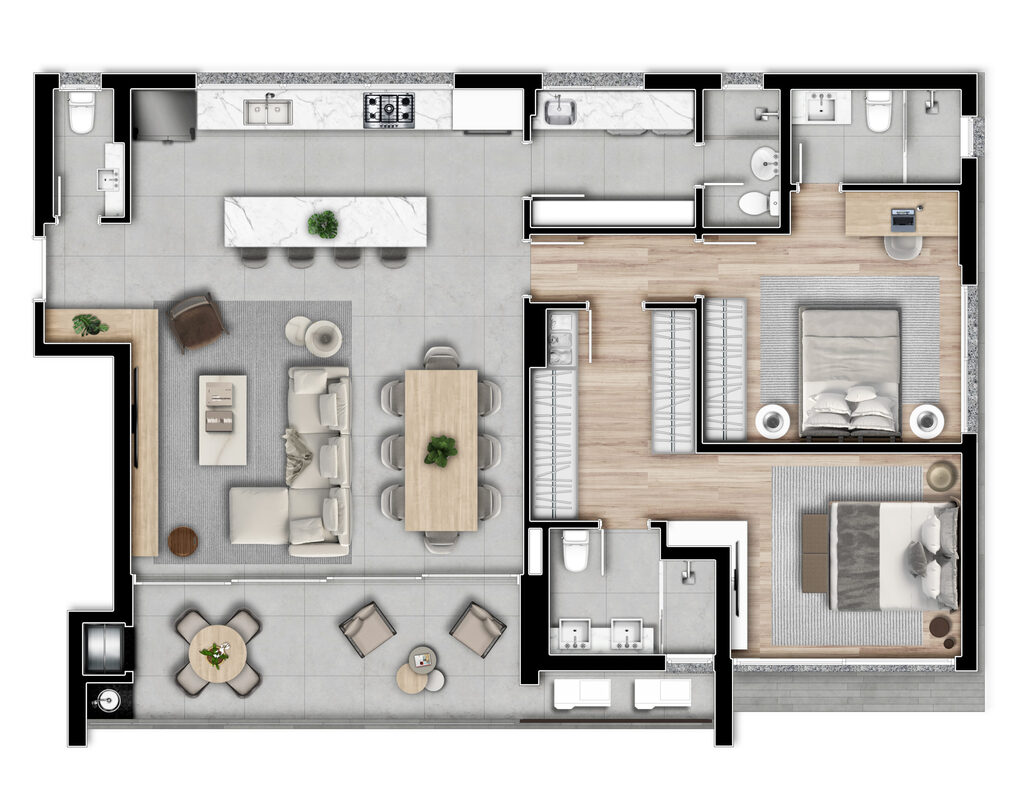 Apartamento à venda com 3 quartos, 164m² - Foto 42