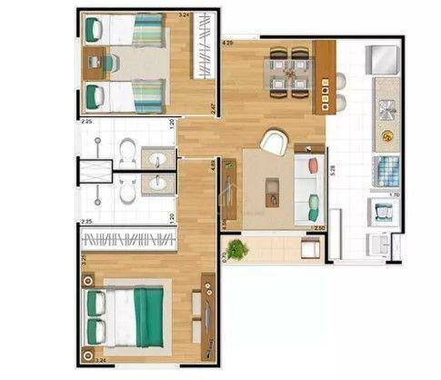 Apartamento à venda com 2 quartos, 56m² - Foto 35