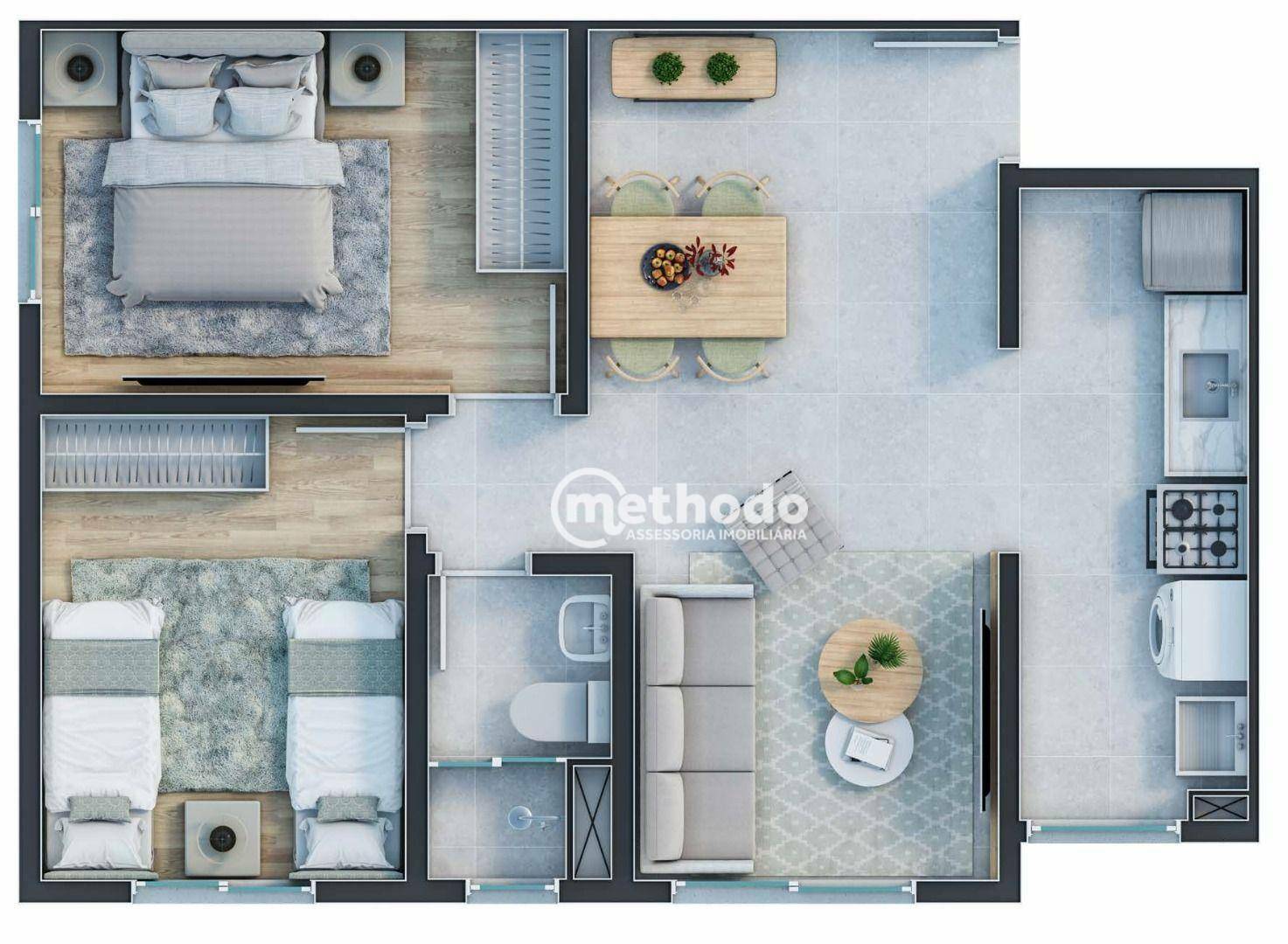 Apartamento à venda com 2 quartos, 46m² - Foto 27