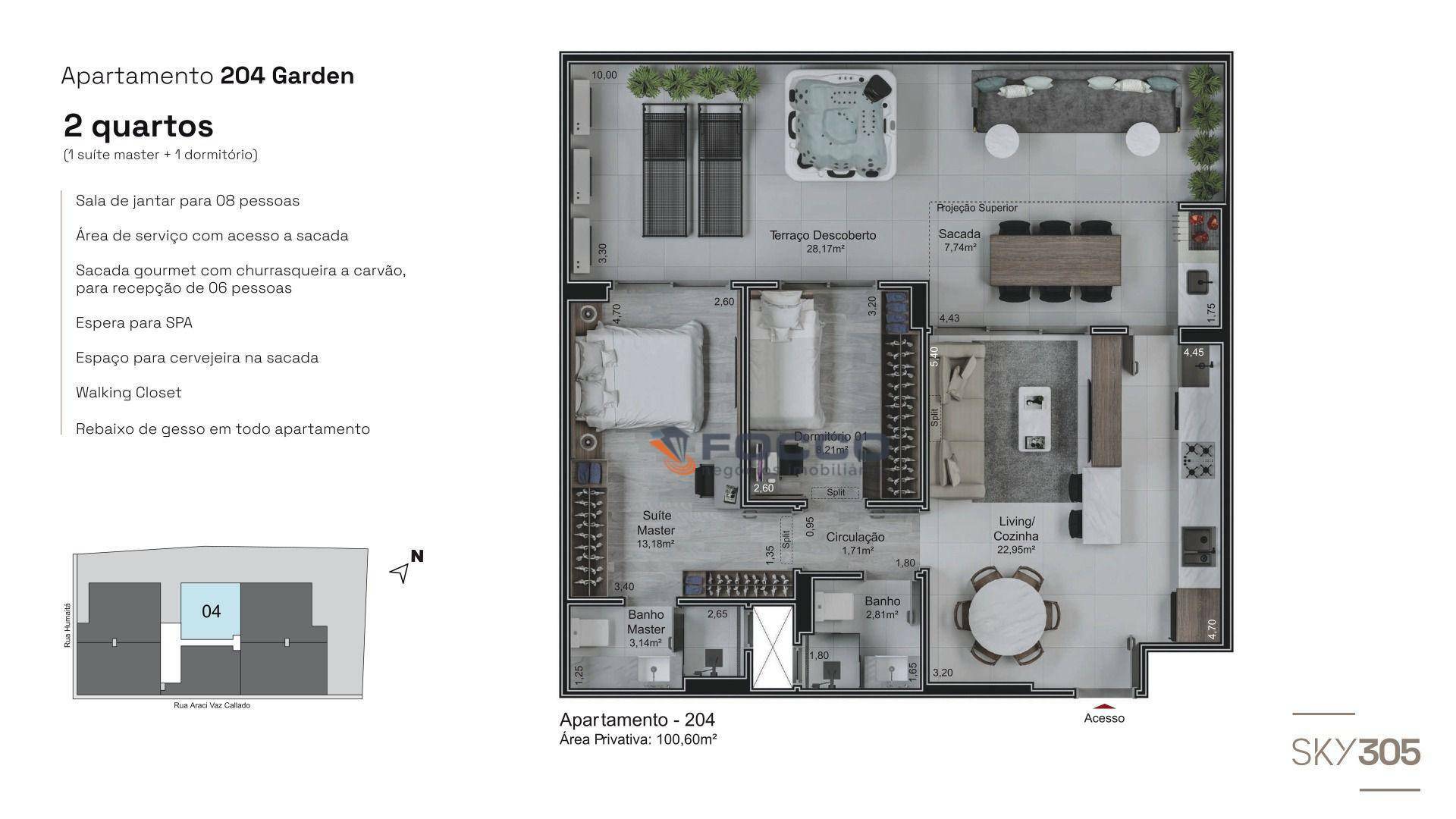 Apartamento à venda com 2 quartos, 100m² - Foto 42