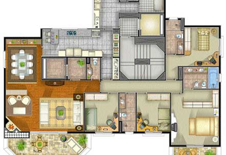 Apartamento à venda com 4 quartos, 193m² - Foto 2