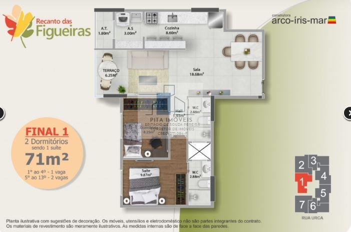 Apartamento à venda com 2 quartos, 66m² - Foto 31