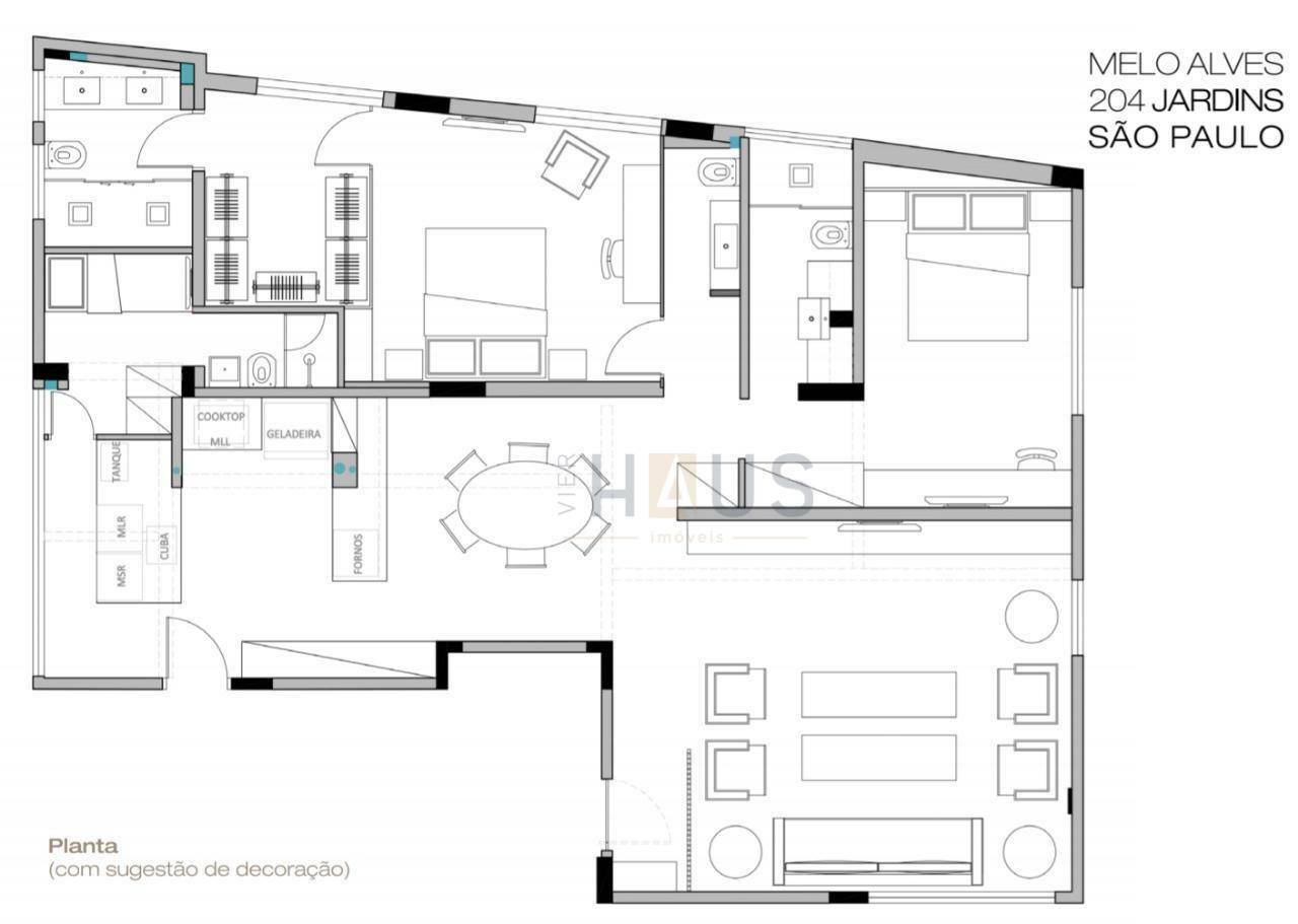 Apartamento à venda com 2 quartos, 125m² - Foto 15